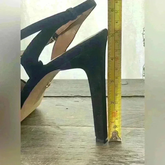 Sam Edelman Jade Ankle Strap Sandal in Black Women's Size 10 - Picture 2 of 9